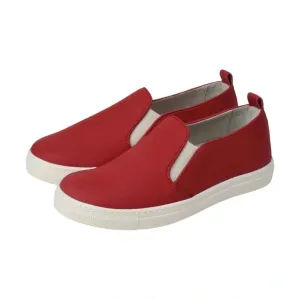 802 - Red Sahara Leather Sneaker for Girl by London Kids