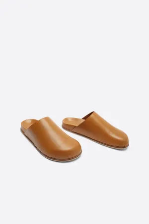 AGATHA SLIP ON NATURAL SOLE MULE