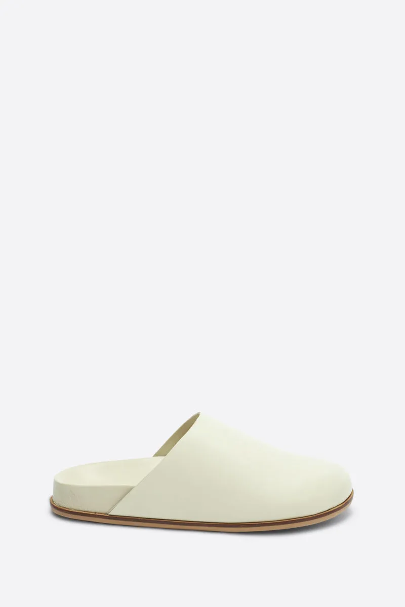 AGATHA SLIP ON NATURAL SOLE MULE