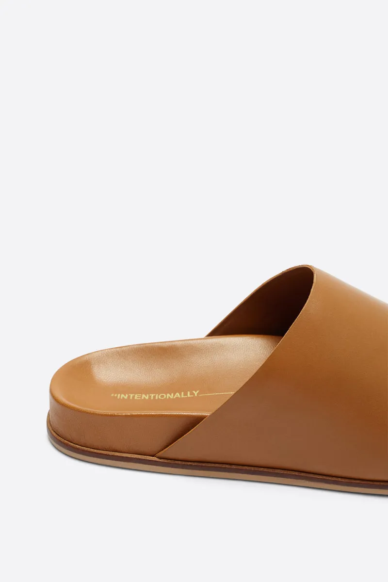 AGATHA SLIP ON NATURAL SOLE MULE