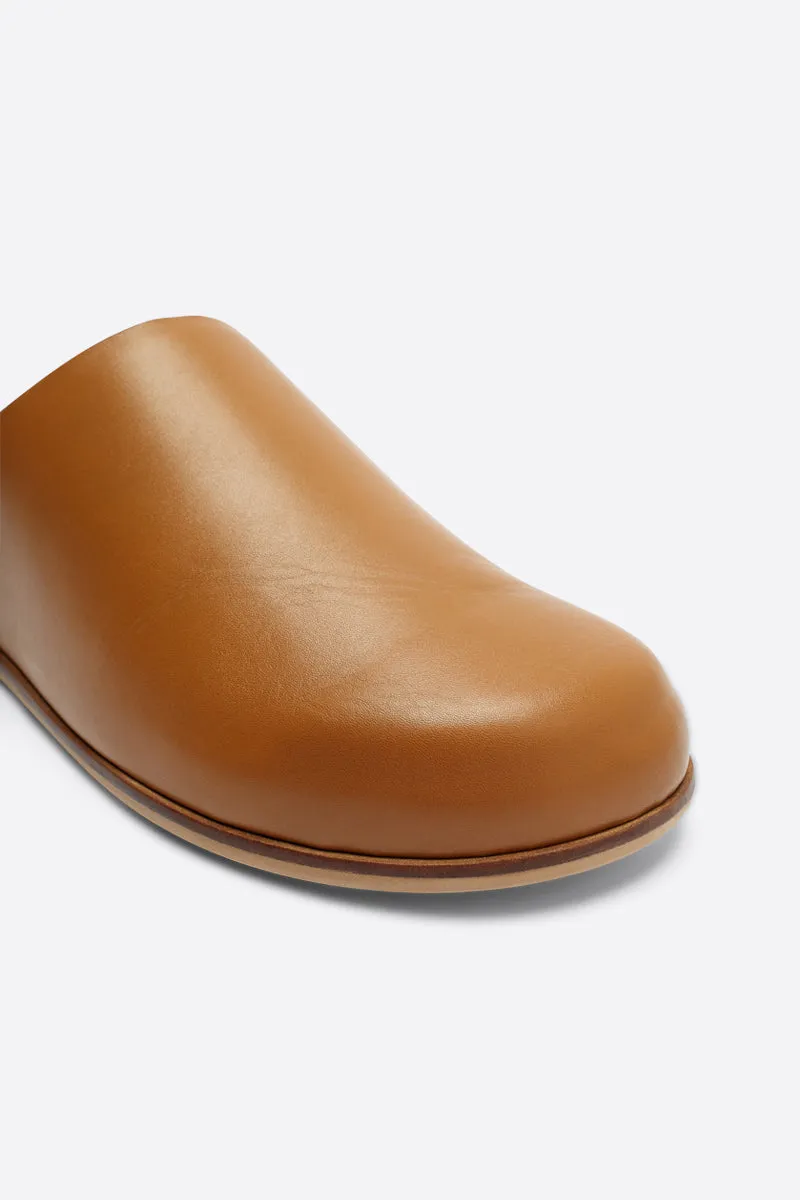 AGATHA SLIP ON NATURAL SOLE MULE