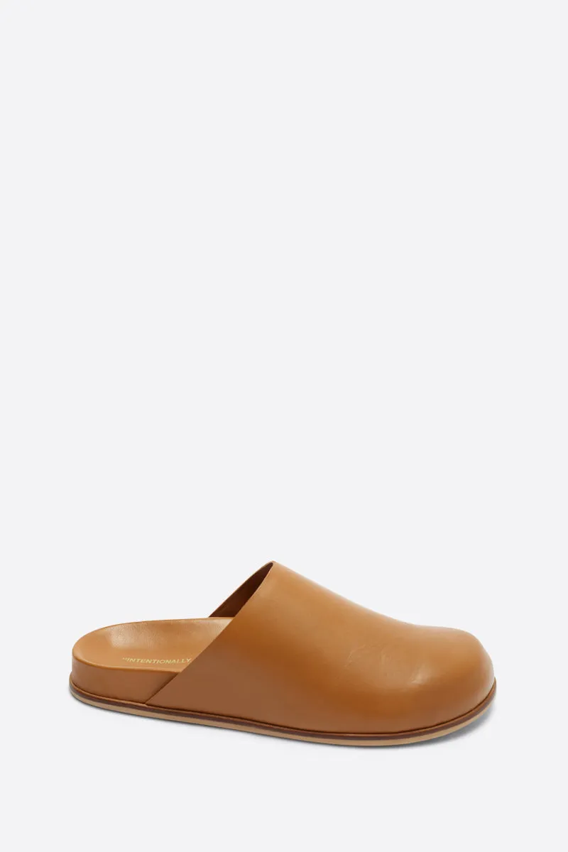 AGATHA SLIP ON NATURAL SOLE MULE