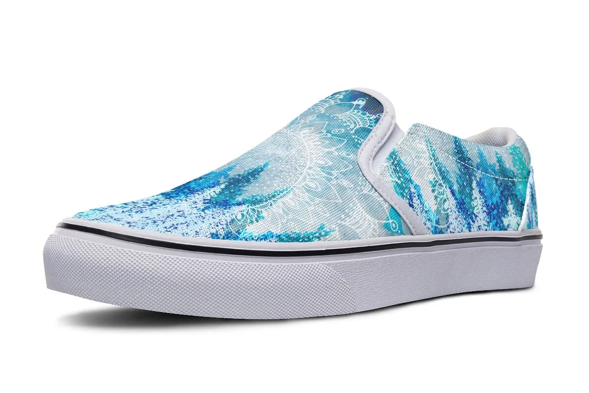 Among the Pines Mandala Slip on Shoes