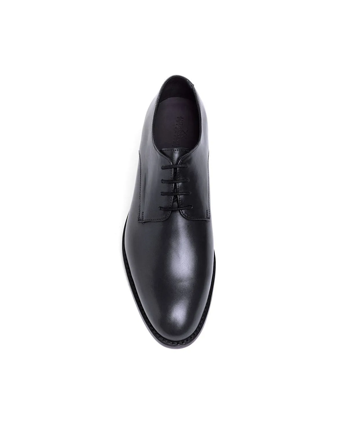 Anthony Veer Men's Leather Lace-Up Truman Derby Dress Shoes, Black