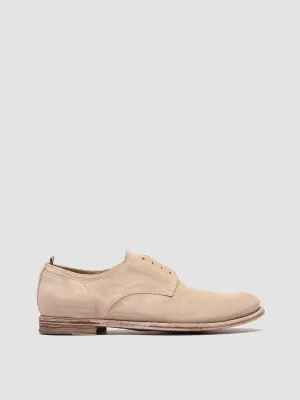 ARCHIVE 500 - Beige Suede Derby Shoes