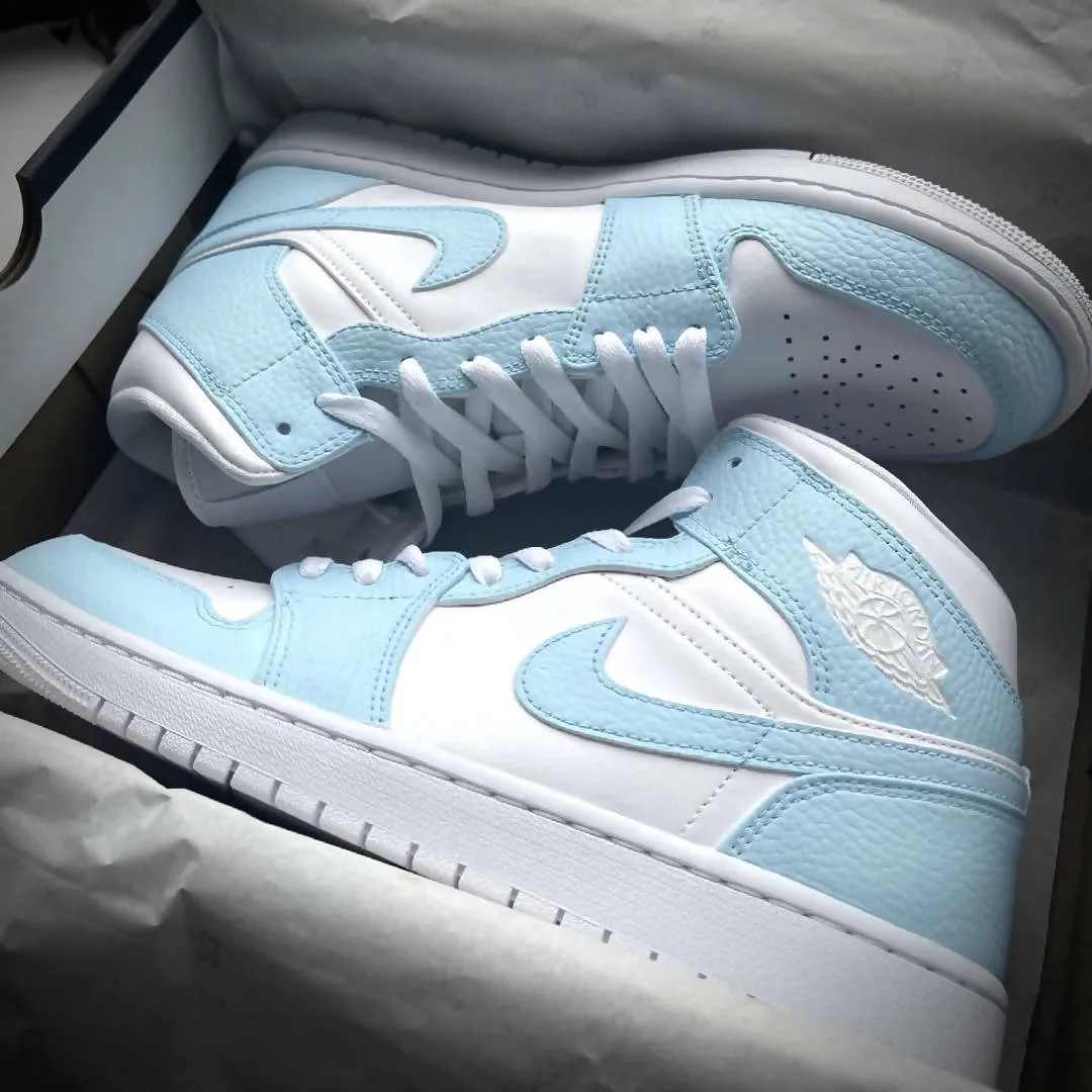 Baby Blue Air Jordan 1 Mid