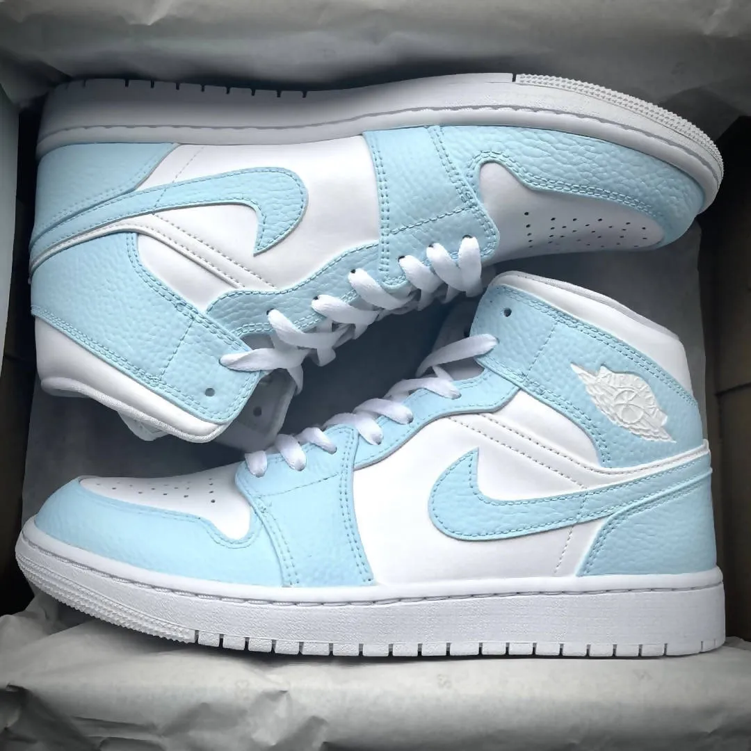 Baby Blue Air Jordan 1 Mid