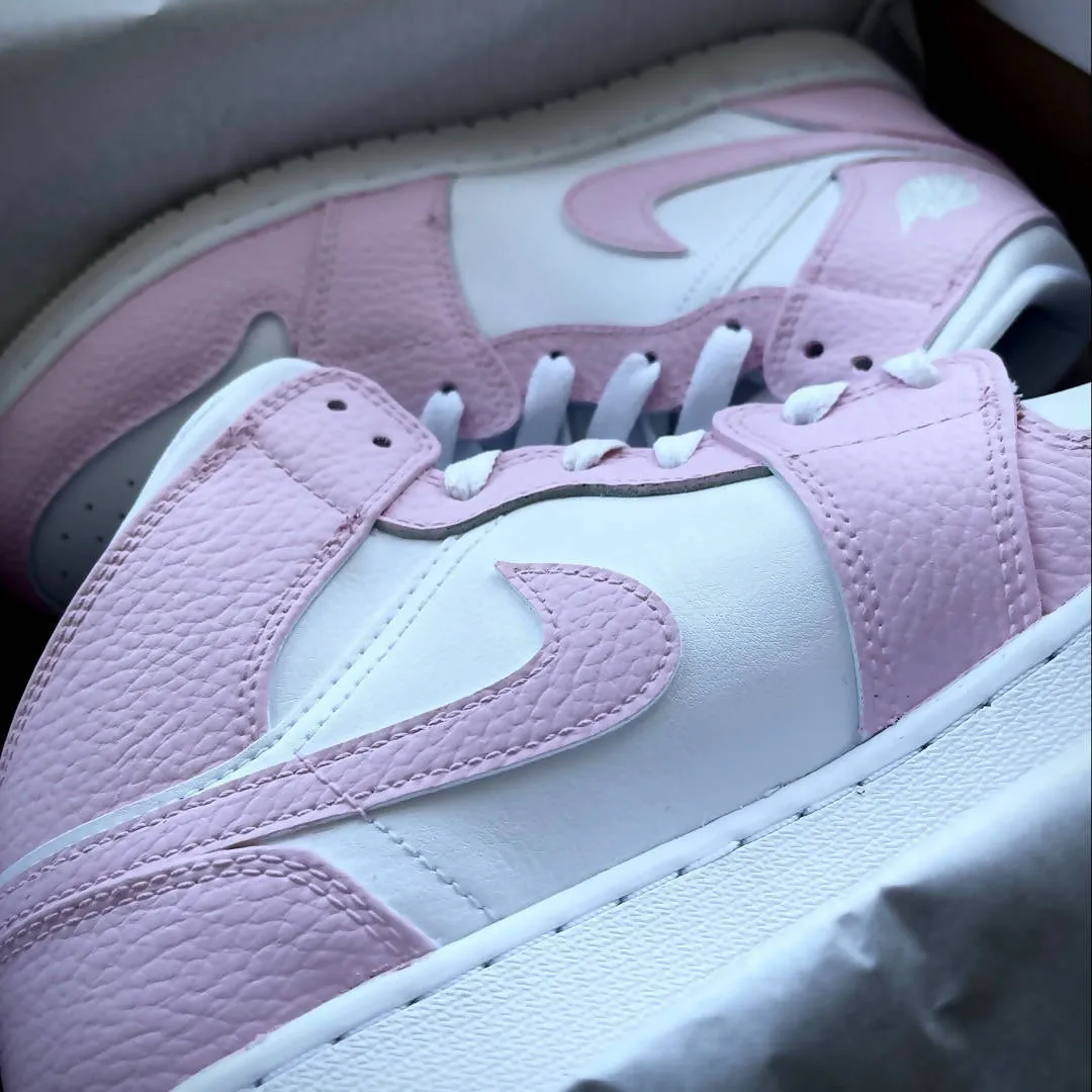 Baby Pink Air Jordan 1 Mid