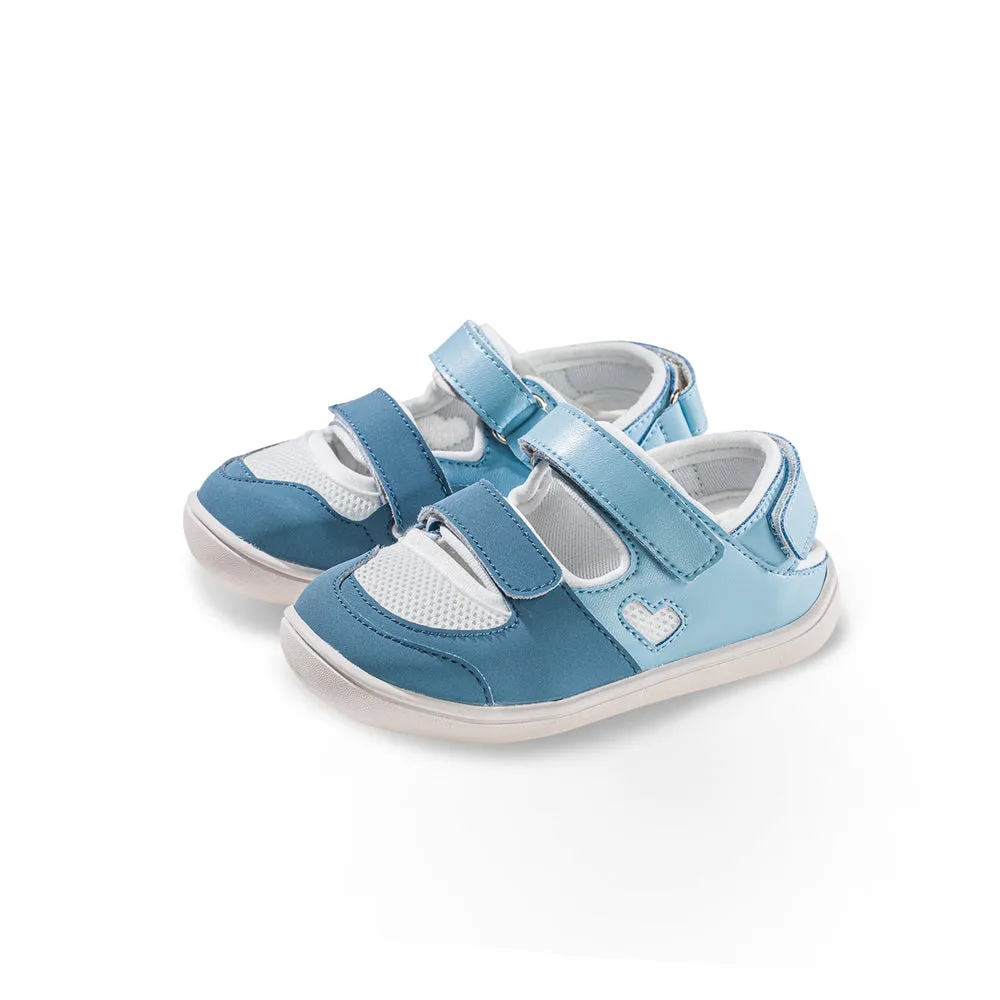 Beaming Baby Soft-Sole Double Velcro Strap Walking Shoes