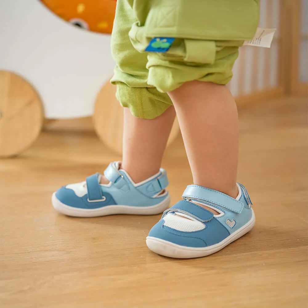 Beaming Baby Soft-Sole Double Velcro Strap Walking Shoes