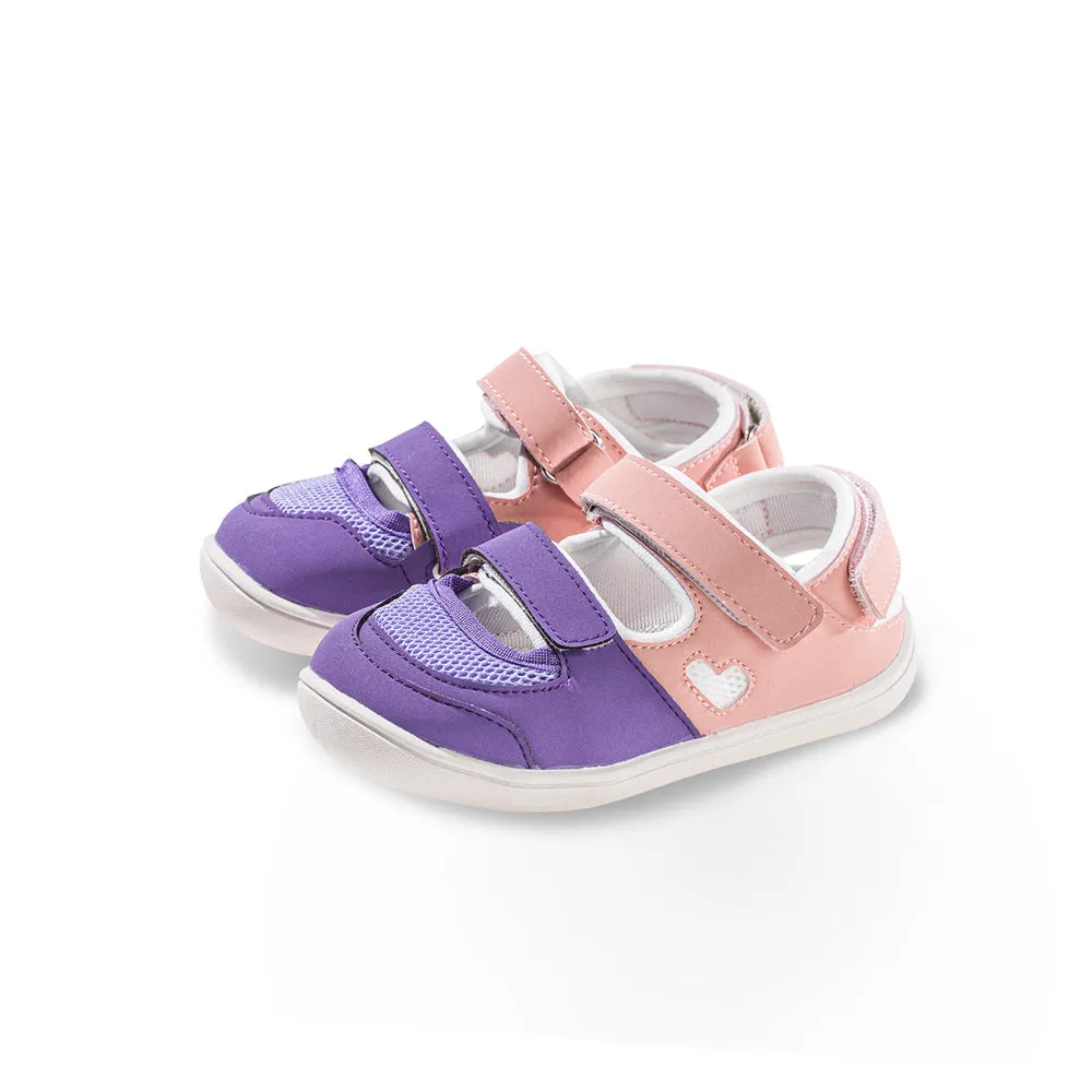 Beaming Baby Soft-Sole Double Velcro Strap Walking Shoes