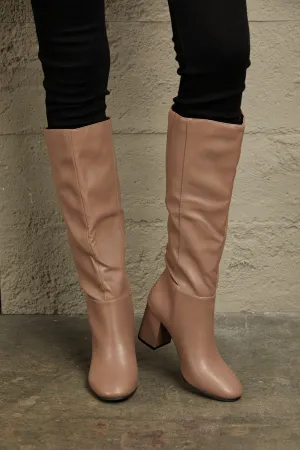 Becky Heel Knee High Boots