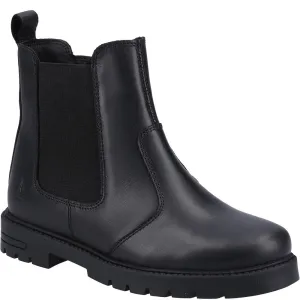 Black Laura Senior School Boots