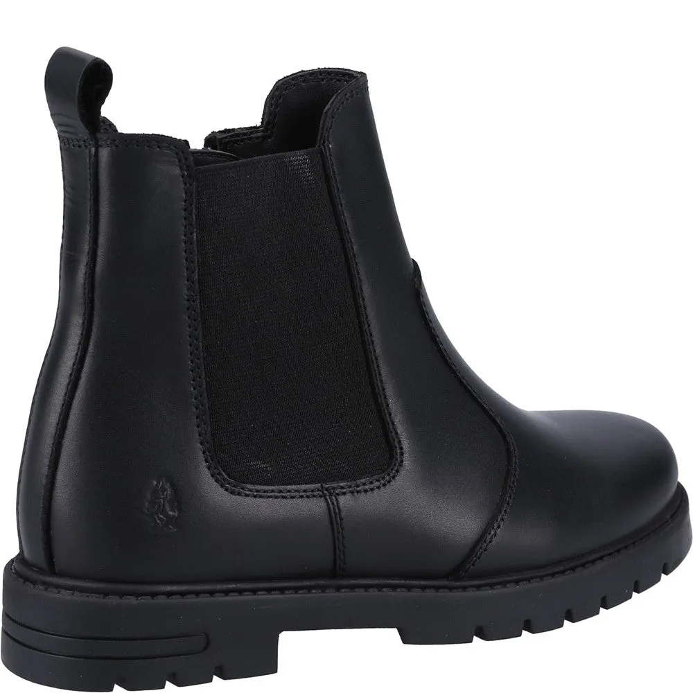 Black Laura Senior School Boots