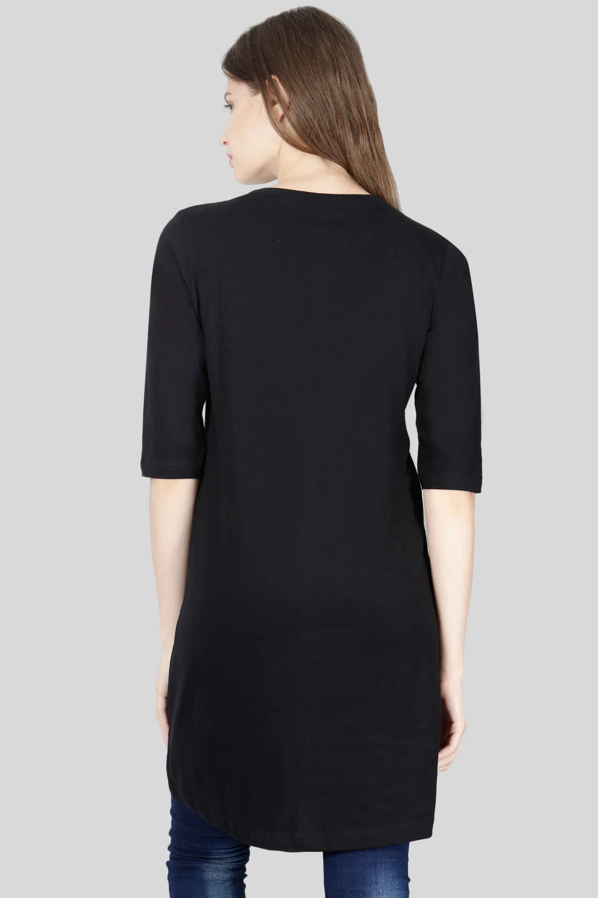 Black T-shirt Dress for women