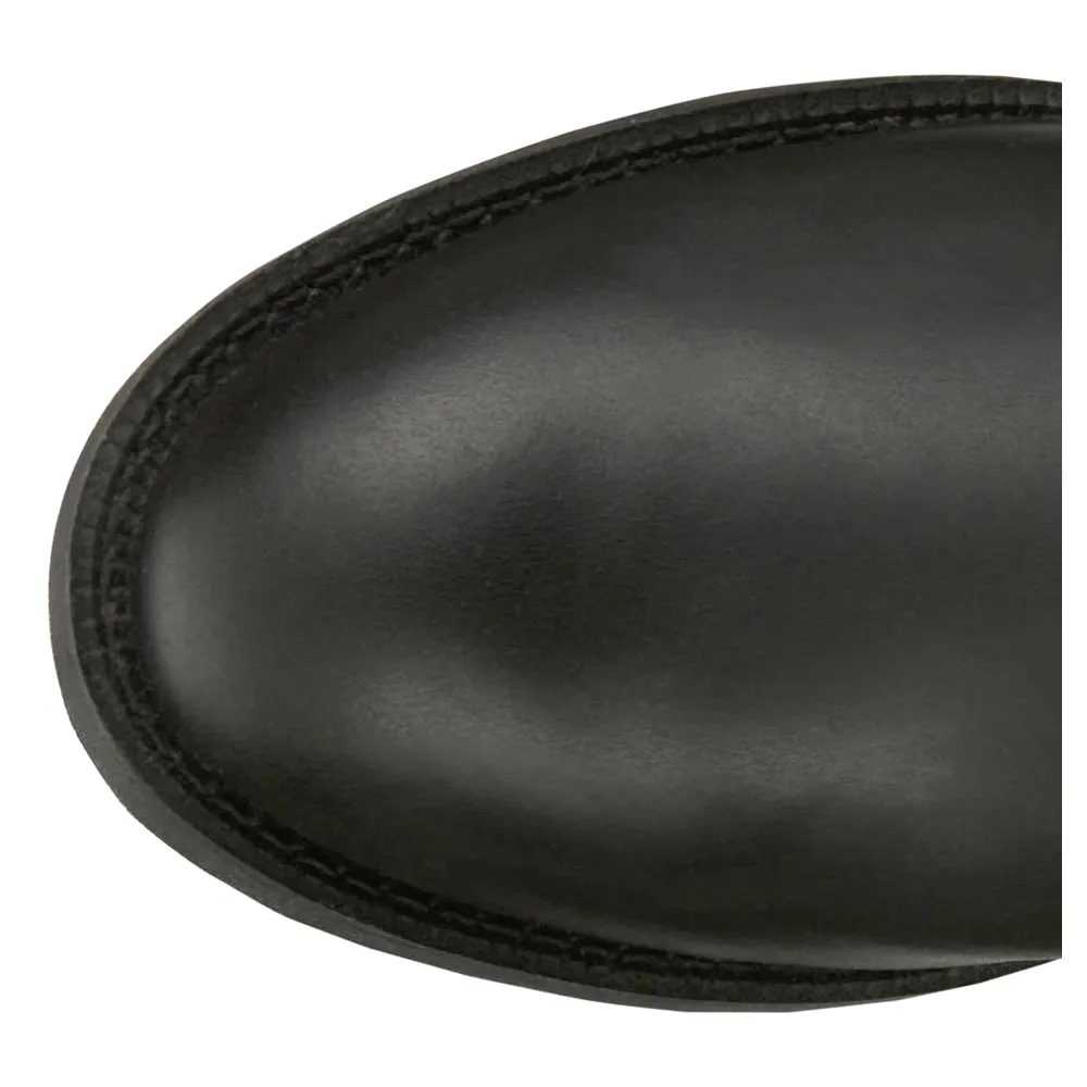 Blain Round Toe Pull On Cowboy Boots