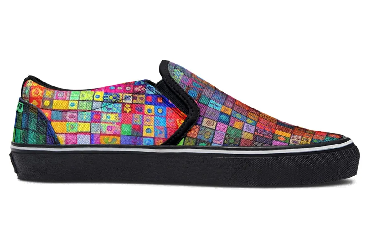 Blotter Fuzz Slip on Shoes