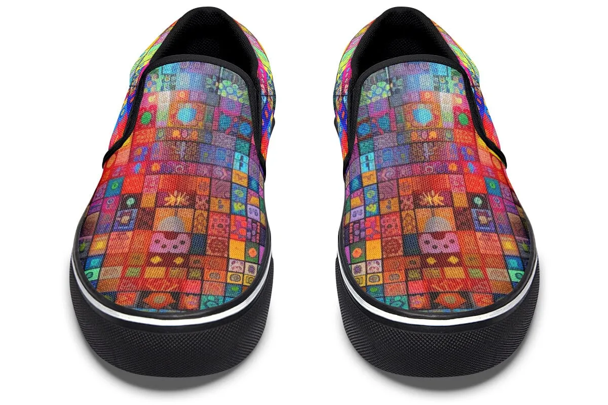 Blotter Fuzz Slip on Shoes