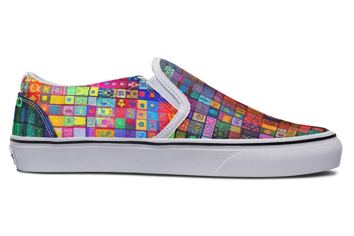 Blotter Fuzz Slip on Shoes