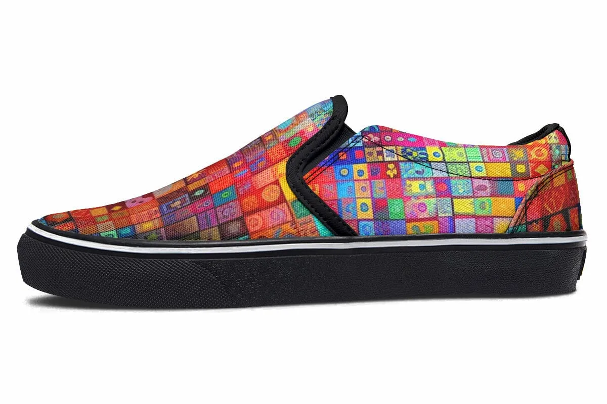 Blotter Fuzz Slip on Shoes