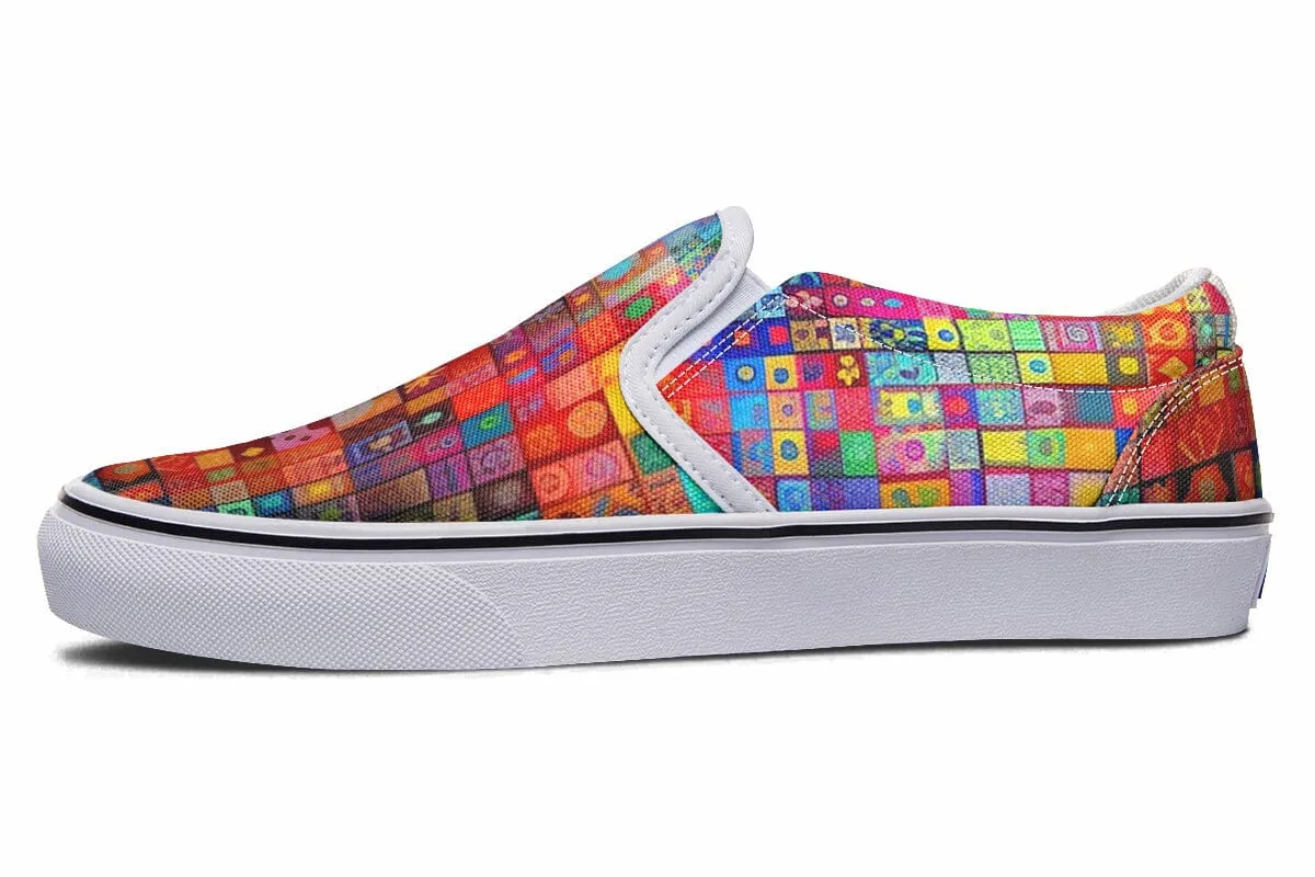 Blotter Fuzz Slip on Shoes