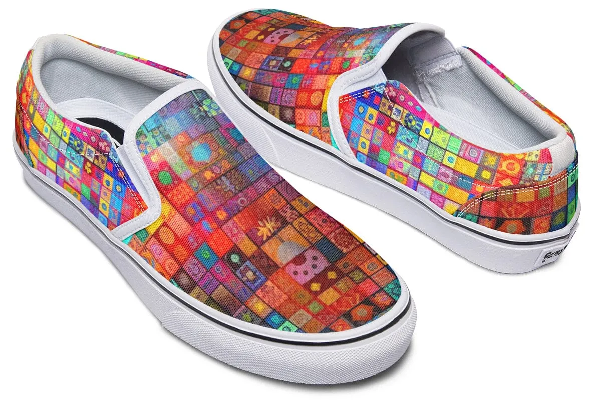 Blotter Fuzz Slip on Shoes