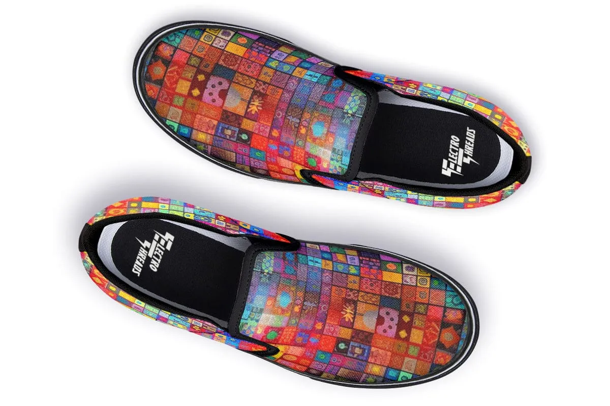 Blotter Fuzz Slip on Shoes