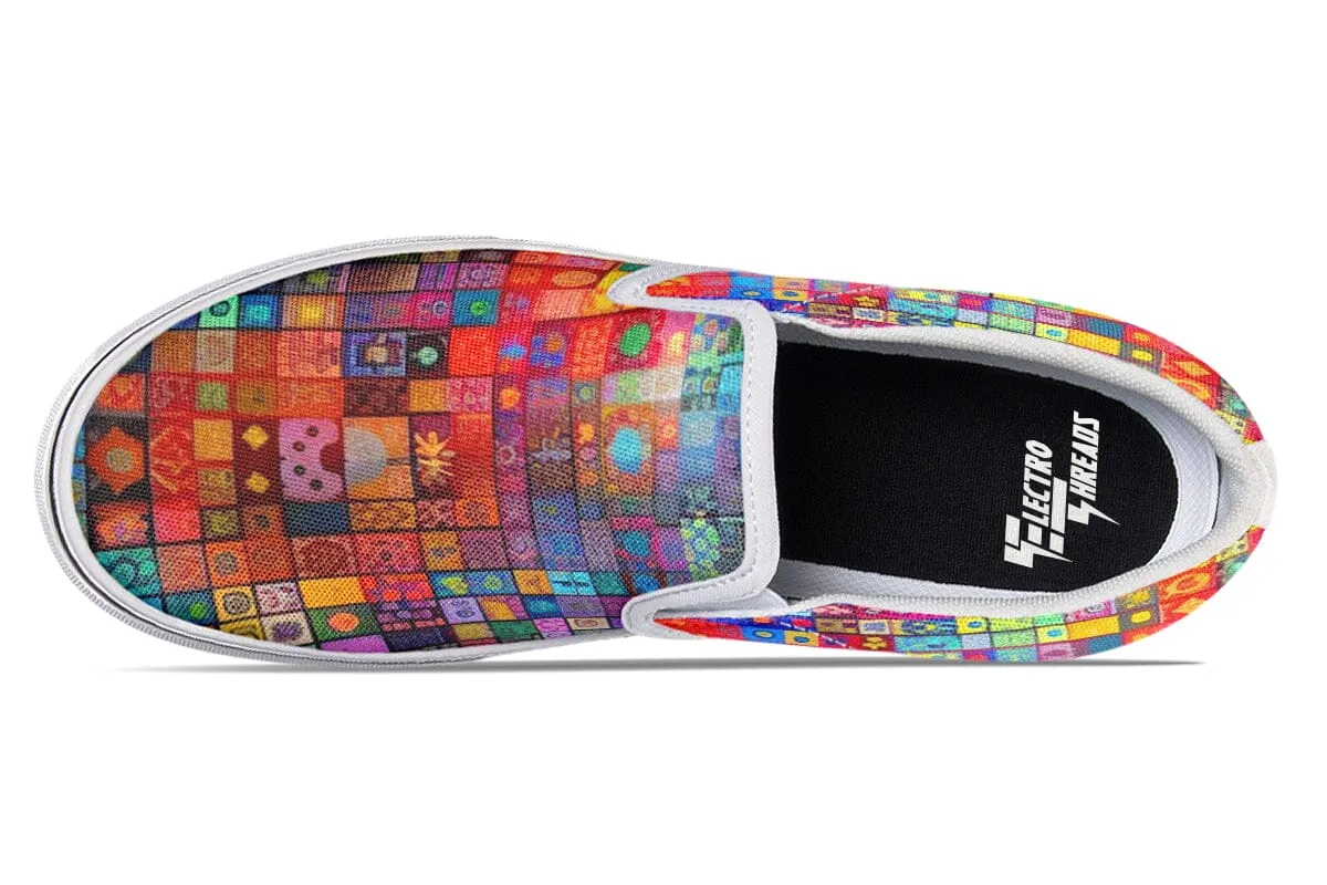 Blotter Fuzz Slip on Shoes