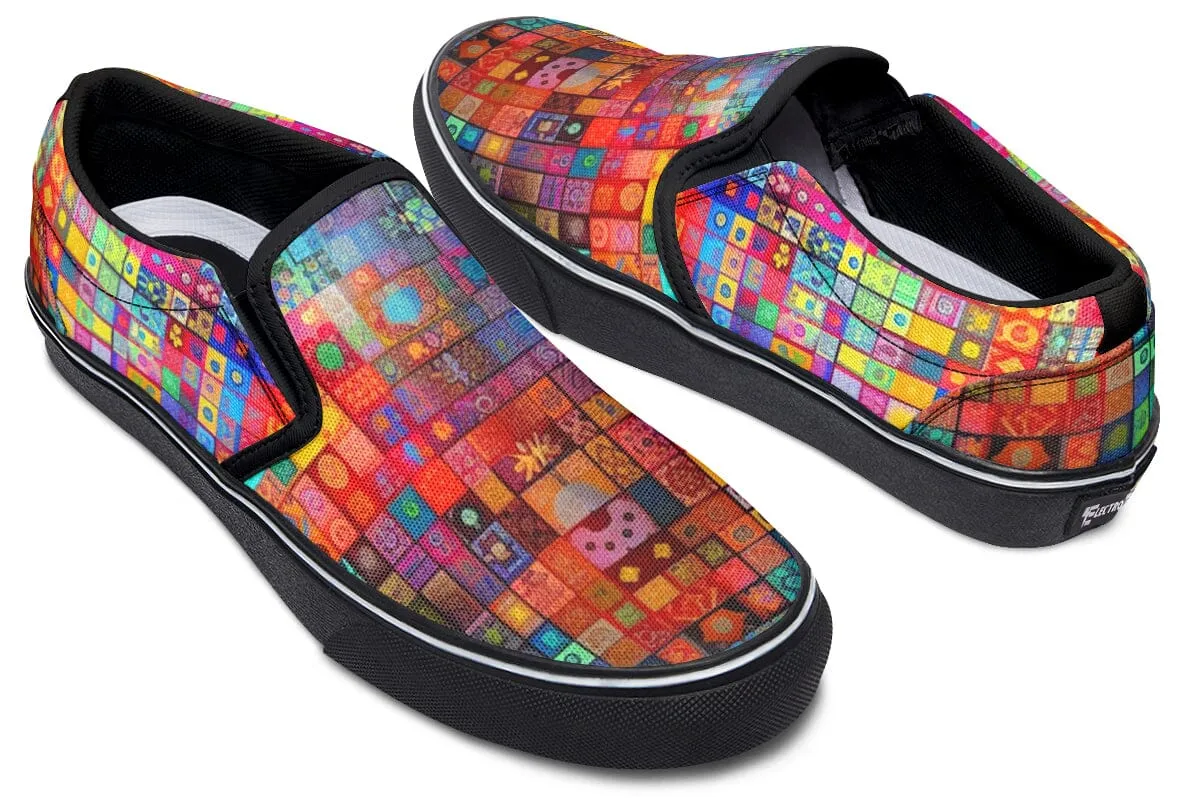 Blotter Fuzz Slip on Shoes