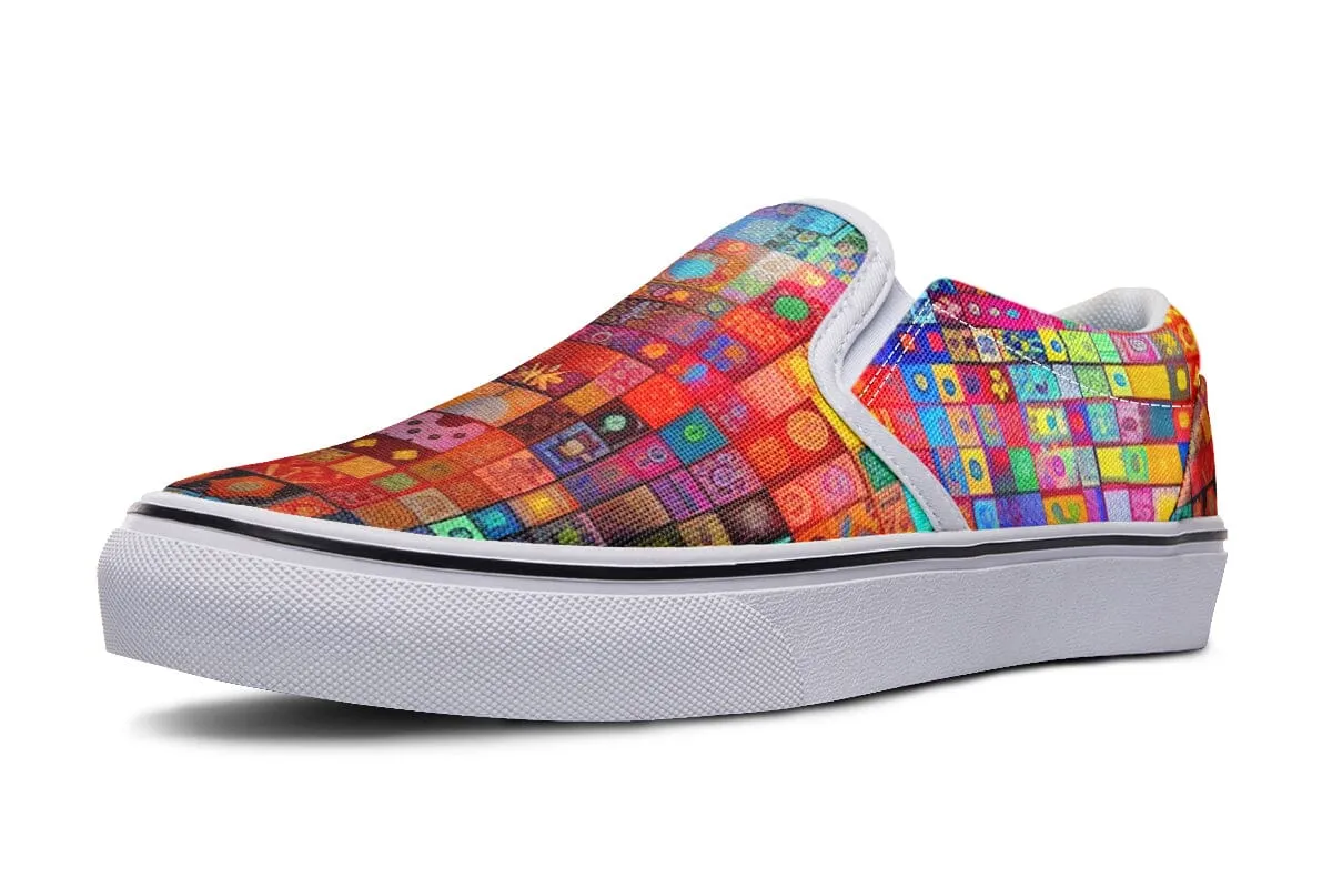 Blotter Fuzz Slip on Shoes