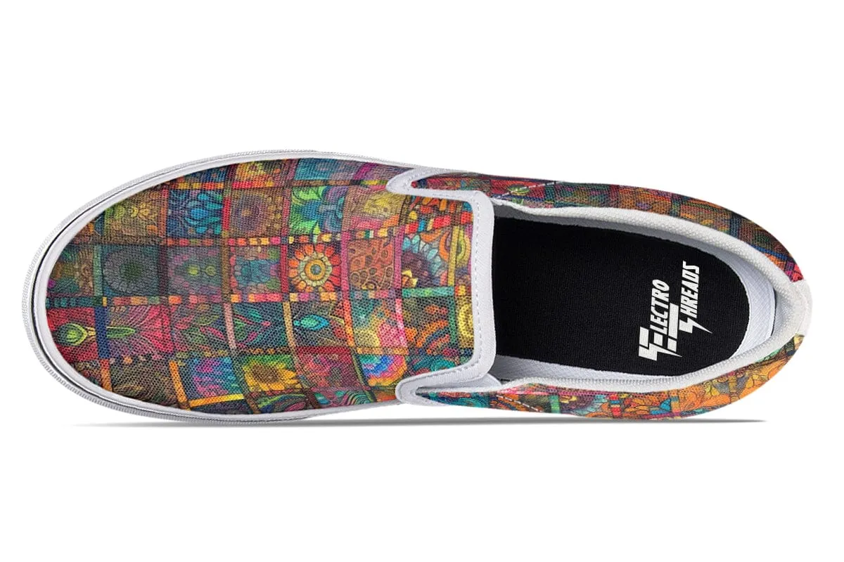 Blotter Quilt Slip on Shoes