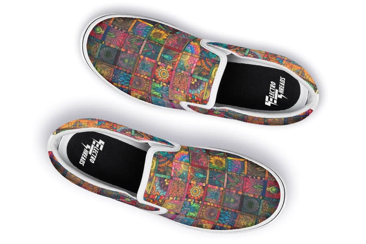 Blotter Quilt Slip on Shoes