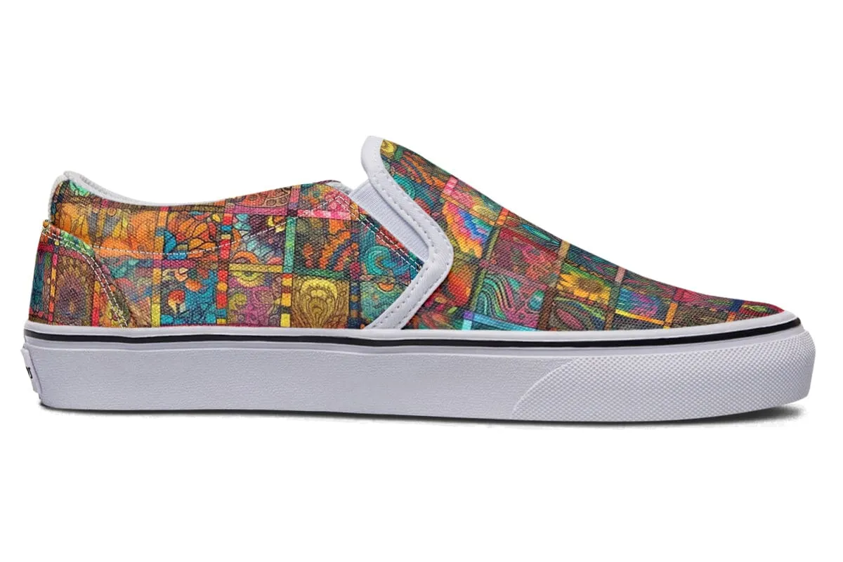 Blotter Quilt Slip on Shoes