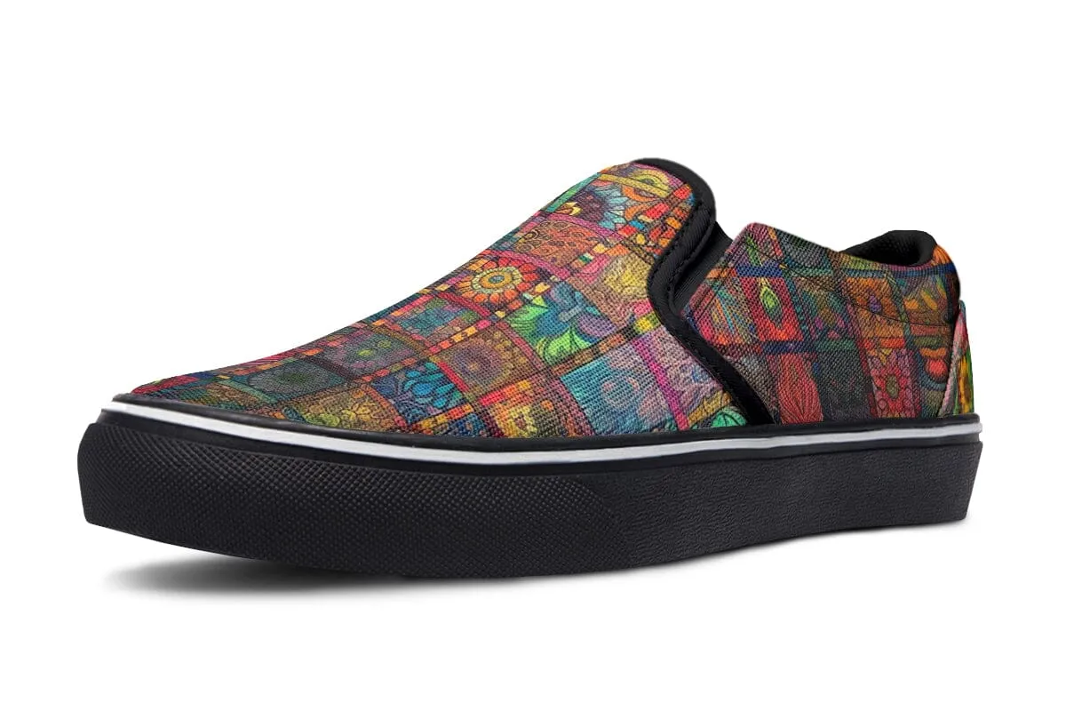 Blotter Quilt Slip on Shoes