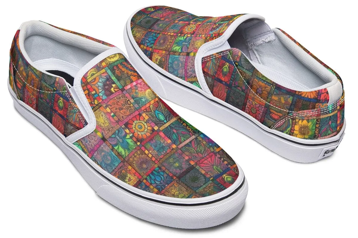 Blotter Quilt Slip on Shoes