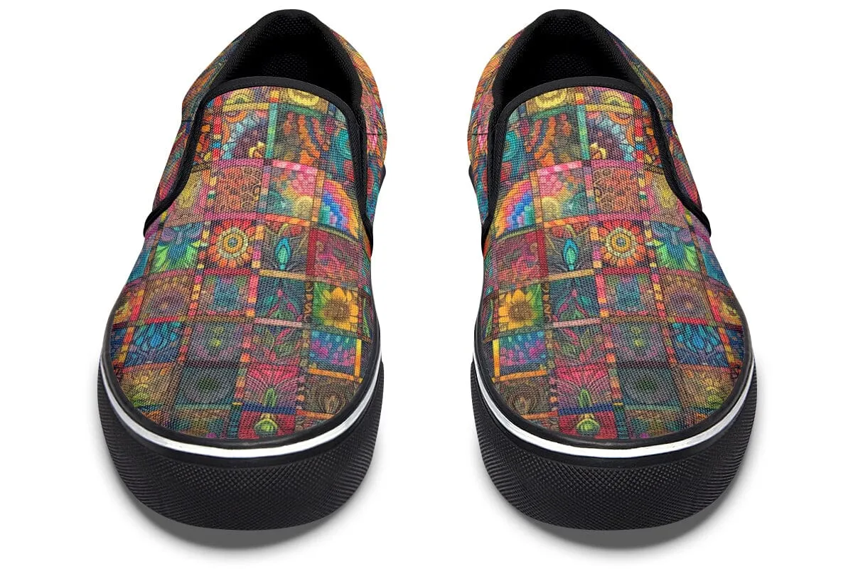 Blotter Quilt Slip on Shoes