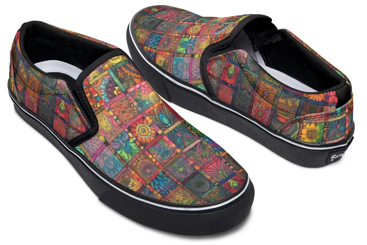 Blotter Quilt Slip on Shoes