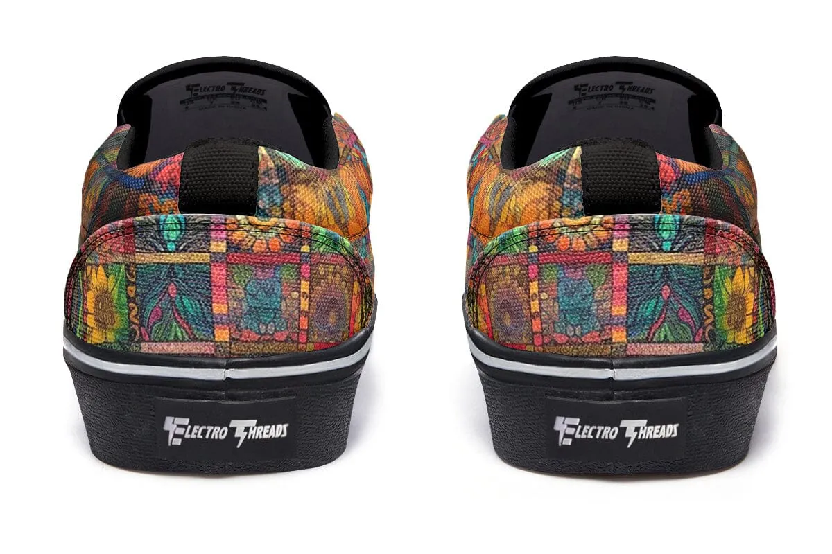 Blotter Quilt Slip on Shoes