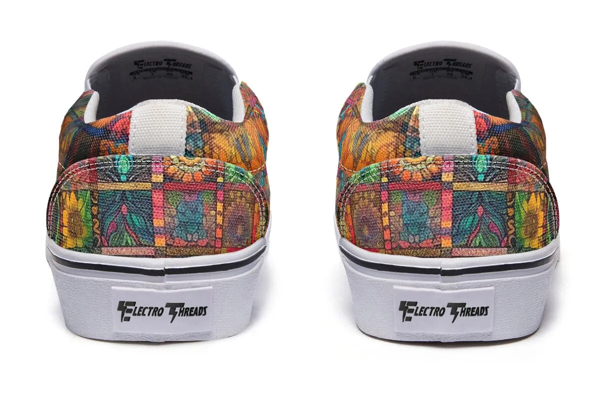 Blotter Quilt Slip on Shoes