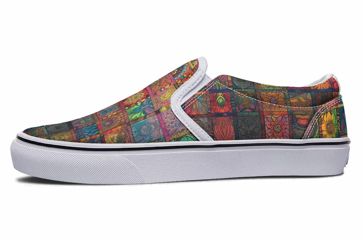 Blotter Quilt Slip on Shoes