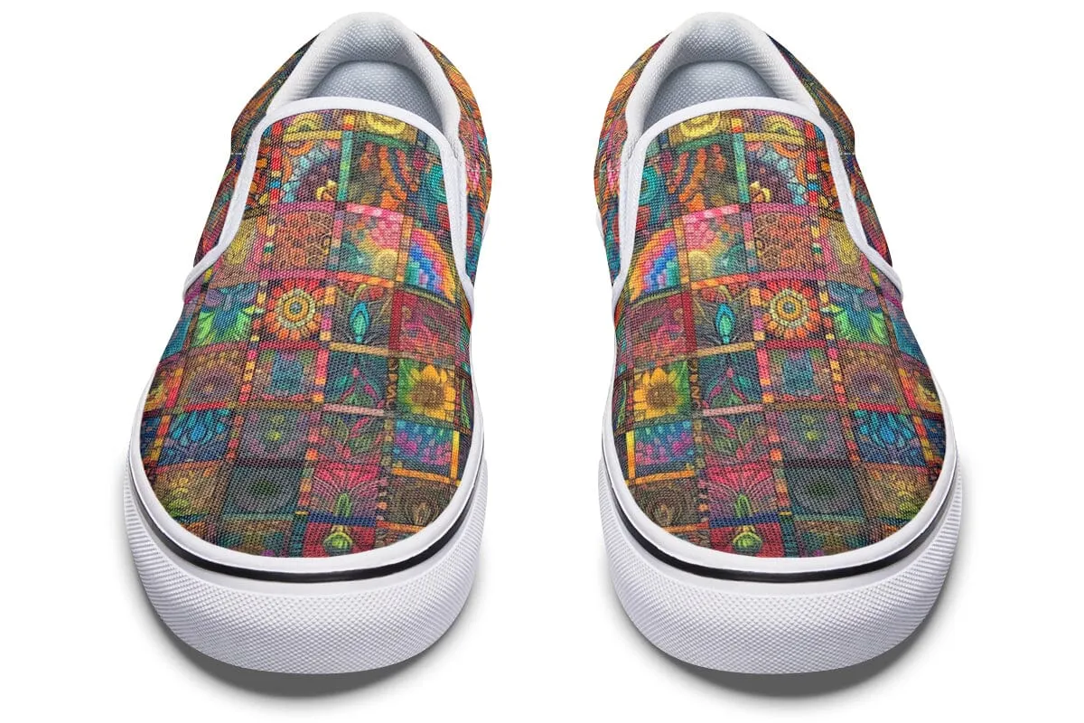 Blotter Quilt Slip on Shoes