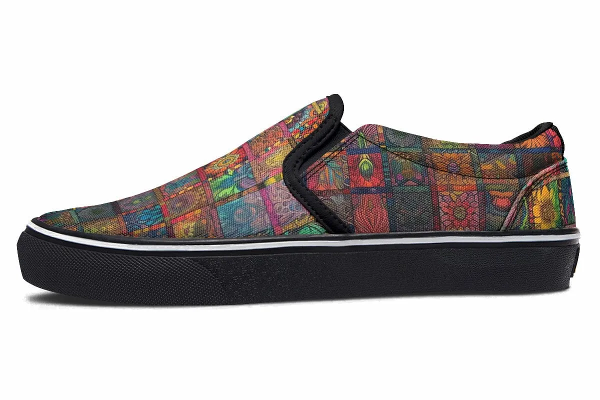 Blotter Quilt Slip on Shoes