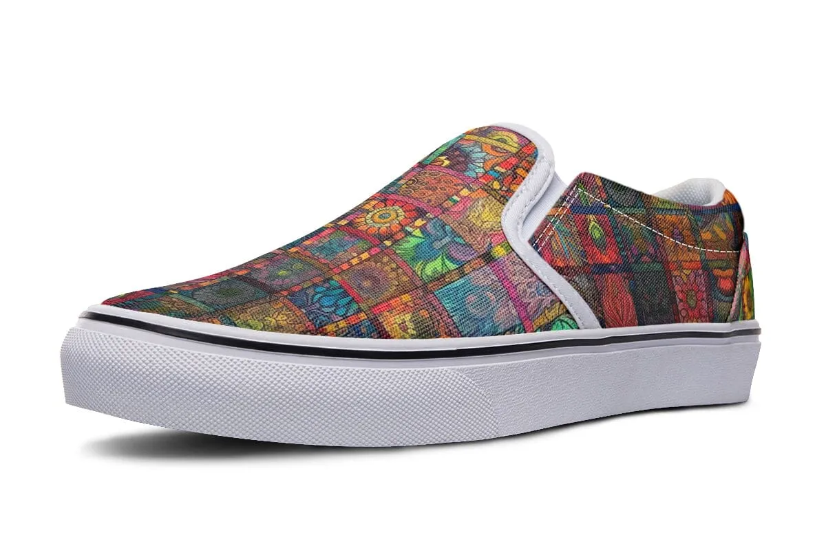 Blotter Quilt Slip on Shoes