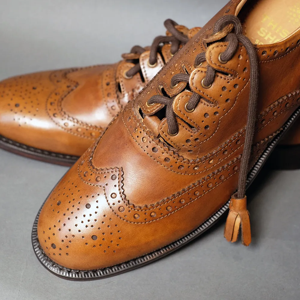 Brown Leather Ghillie Brogues