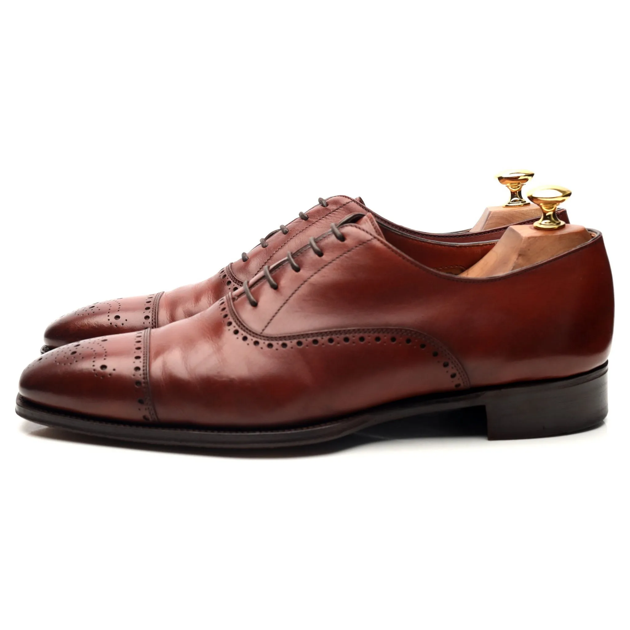 Brown Leather Oxford Brogues UK 9.5 E