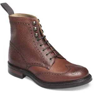 CHEANEY Ladies Boots - Olivia R Brogue - Mahogany Grain