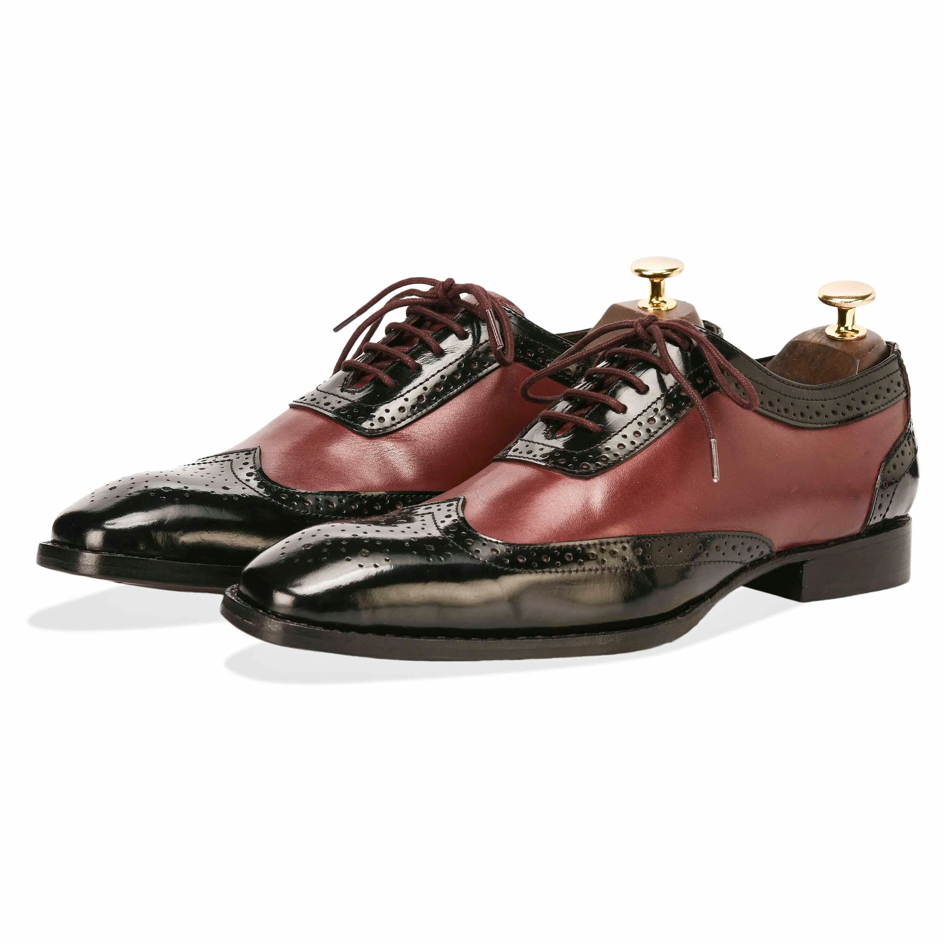 Cherokee Brogues Goodyear Cherry & Black