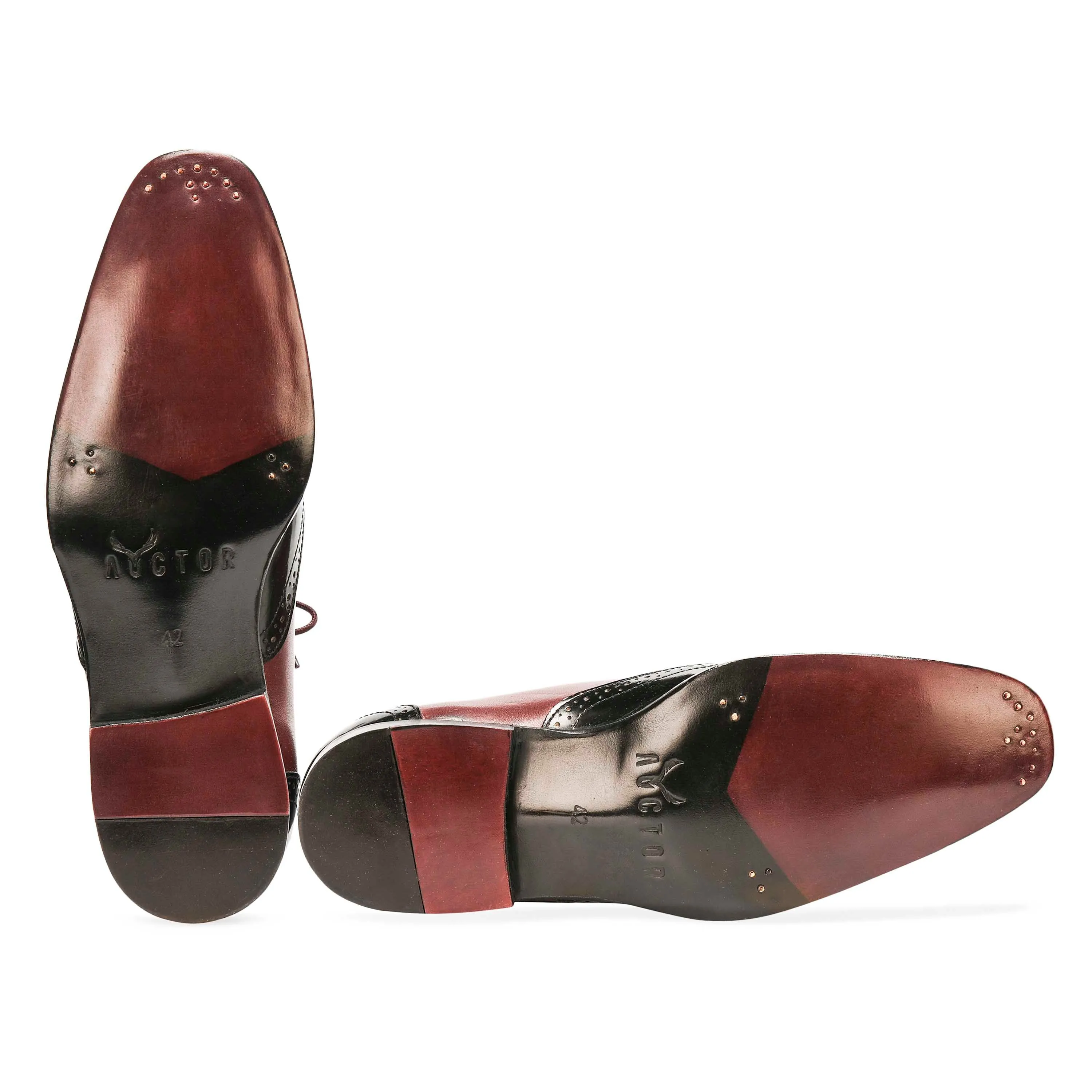 Cherokee Brogues Goodyear Cherry & Black