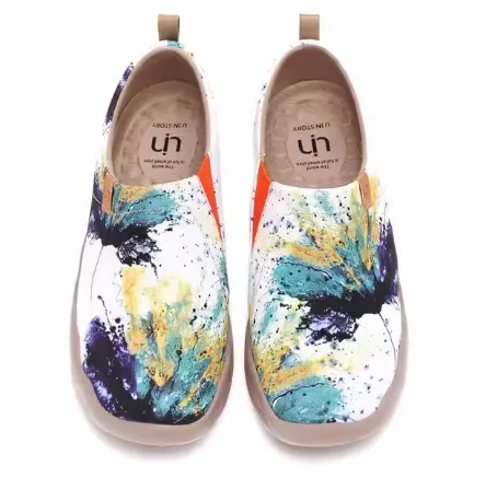 Chic Painted Slip-On Loafers for Women