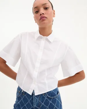 Claire Cropped Shirt